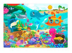 B.TOYS - CASSE-TÊTE DE PLANCHER GÉANT 48 PIÈCES - SOUS LA MER #BX2218